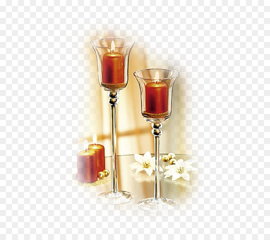 Velas，Soportes De Vidrio PNG