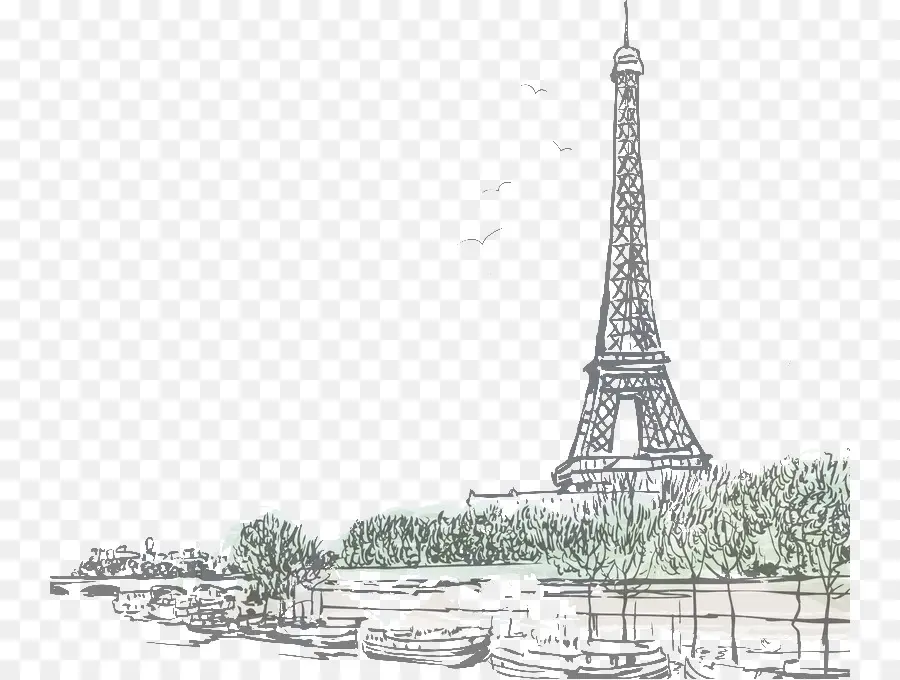 Torre Eiffel，París PNG