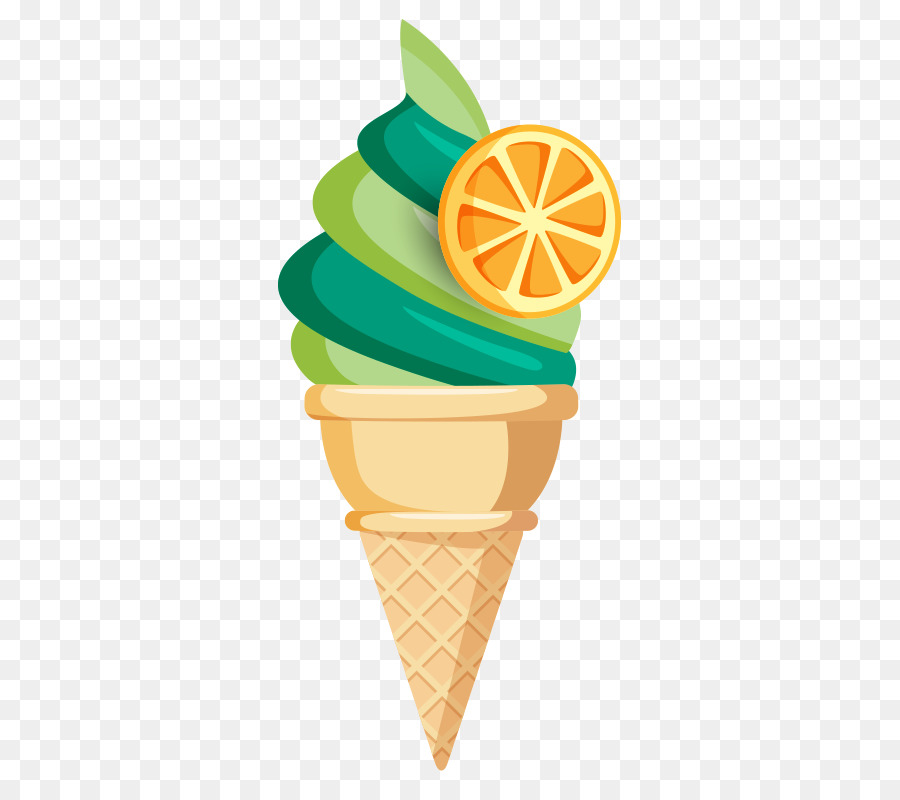 Cono De Helado，Postre PNG