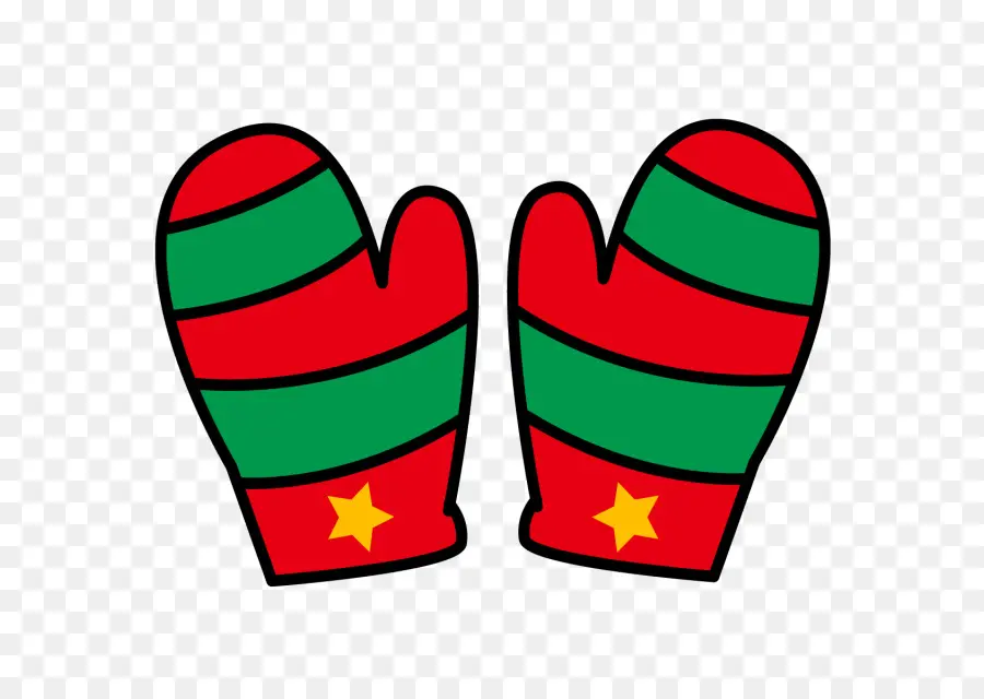 Manoplas Navideñas，Rojo PNG