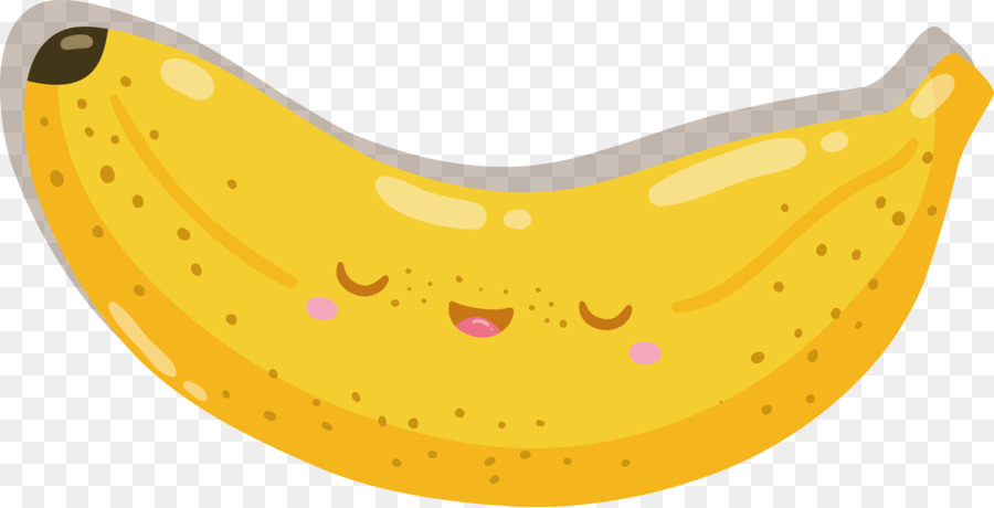 Plátano Sonriente，Dibujos Animados PNG