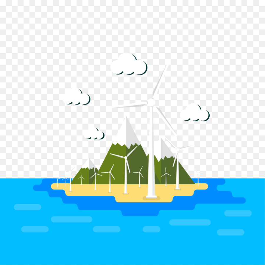 Ilustrador，Molino De Viento PNG