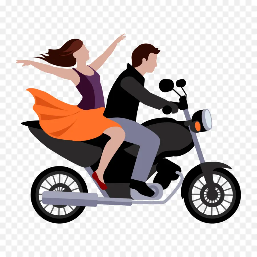 Paseo En Motocicleta，Pareja PNG