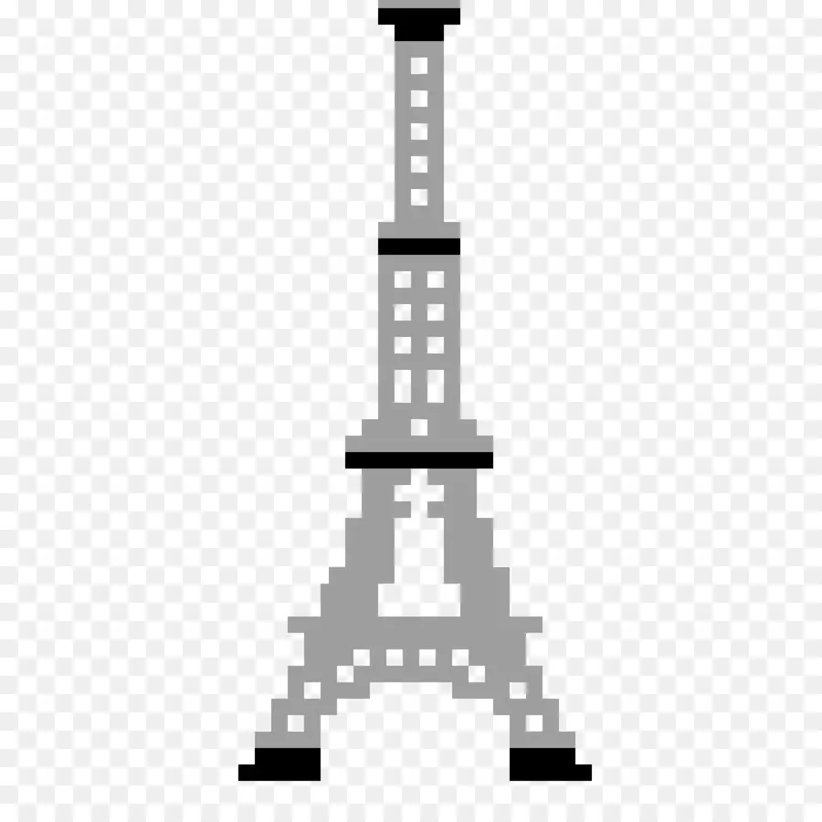 Eiffel，Pixel Art PNG