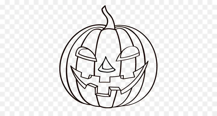 Jackolantern，Libro Para Colorear PNG