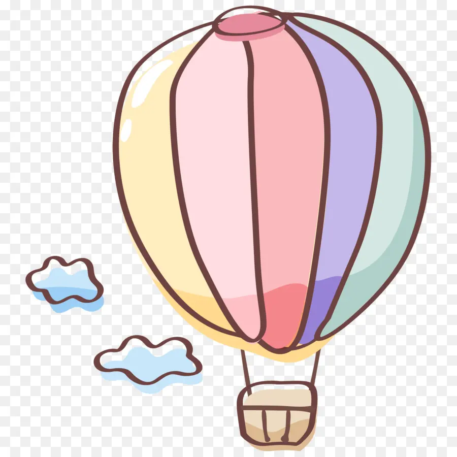 Globo Aerostático De Dibujos Animados，Aventura PNG