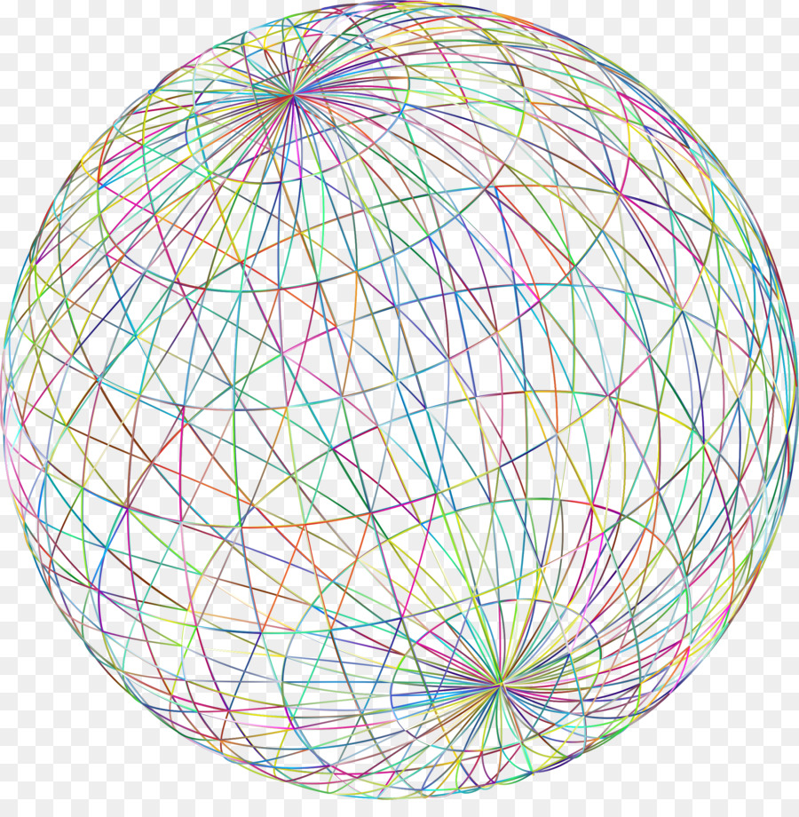 Esfera Geométrica，Patrón PNG