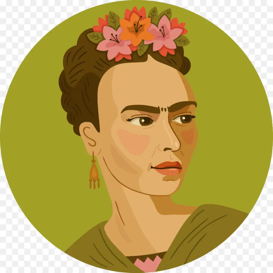 Retrato，Flores PNG