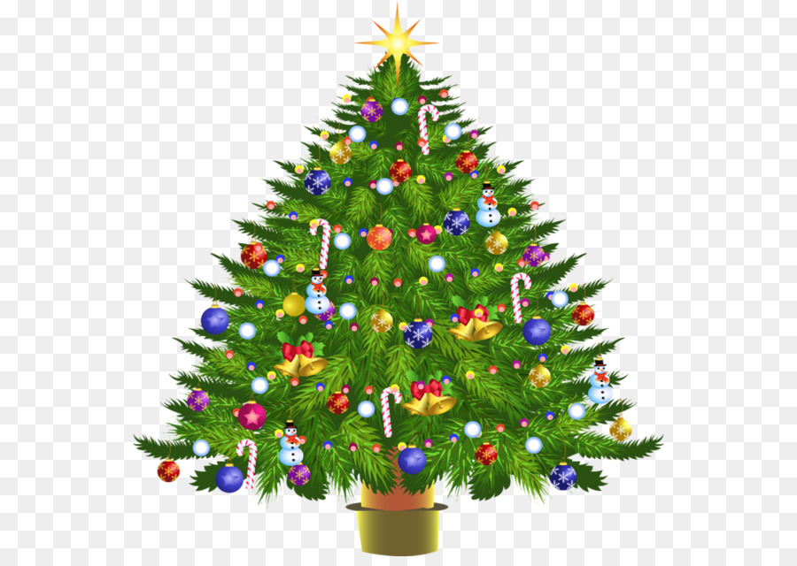 árbol De Navidad，Santa Claus PNG