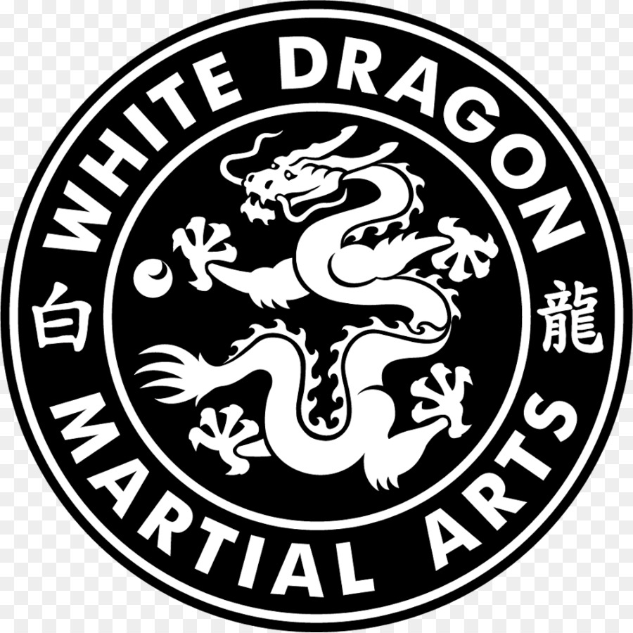 Logotipo，Dragón Blanco De Artes Marciales Mira Mesa PNG
