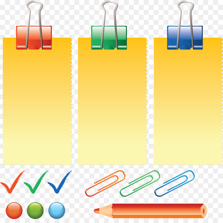 Notas Adhesivas，Clips PNG