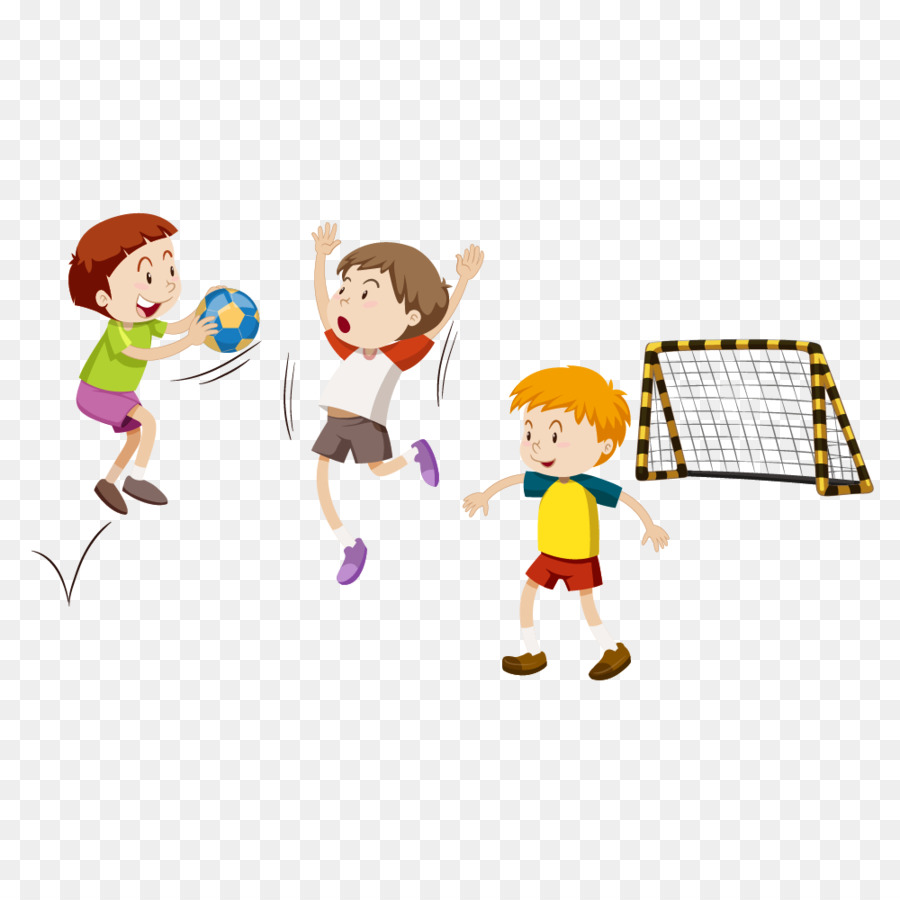 Niños Jugando Al Fútbol，Juego PNG