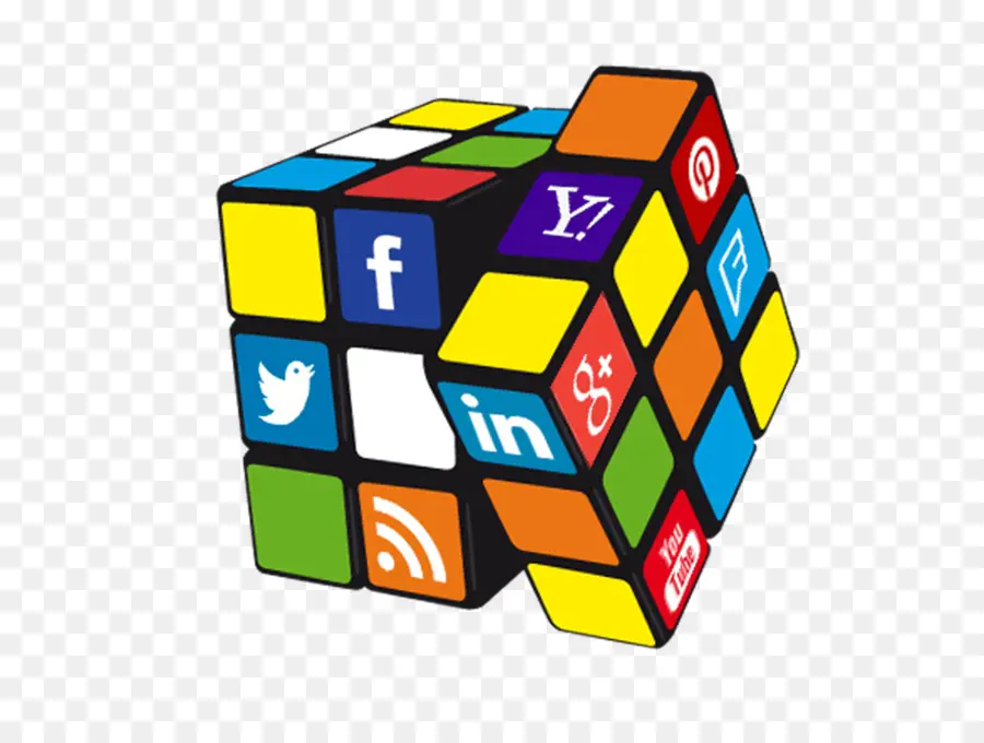 Cubo De Redes Sociales，Redes PNG