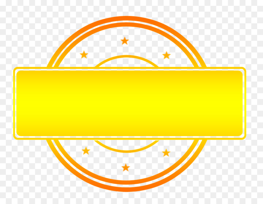 Insignia En Blanco，Amarillo PNG