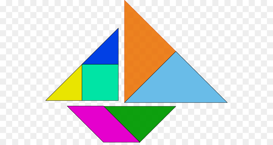 Bloques De Tangram，Rompecabezas PNG