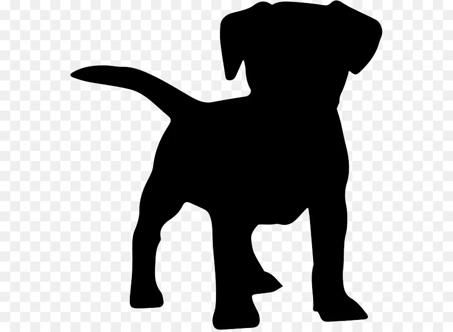 Silueta De Perro，Cachorro PNG