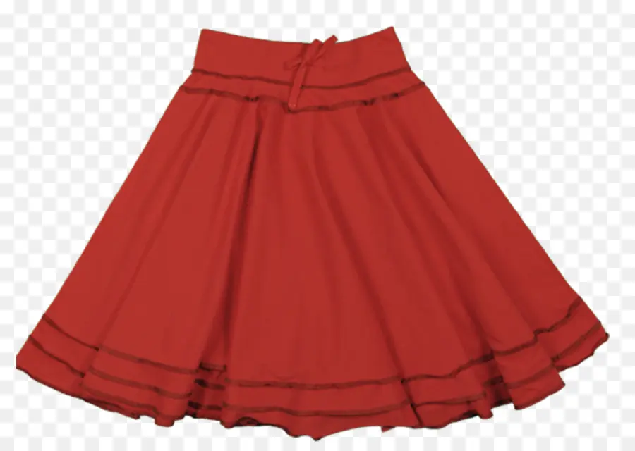 Falda Roja，Moda PNG