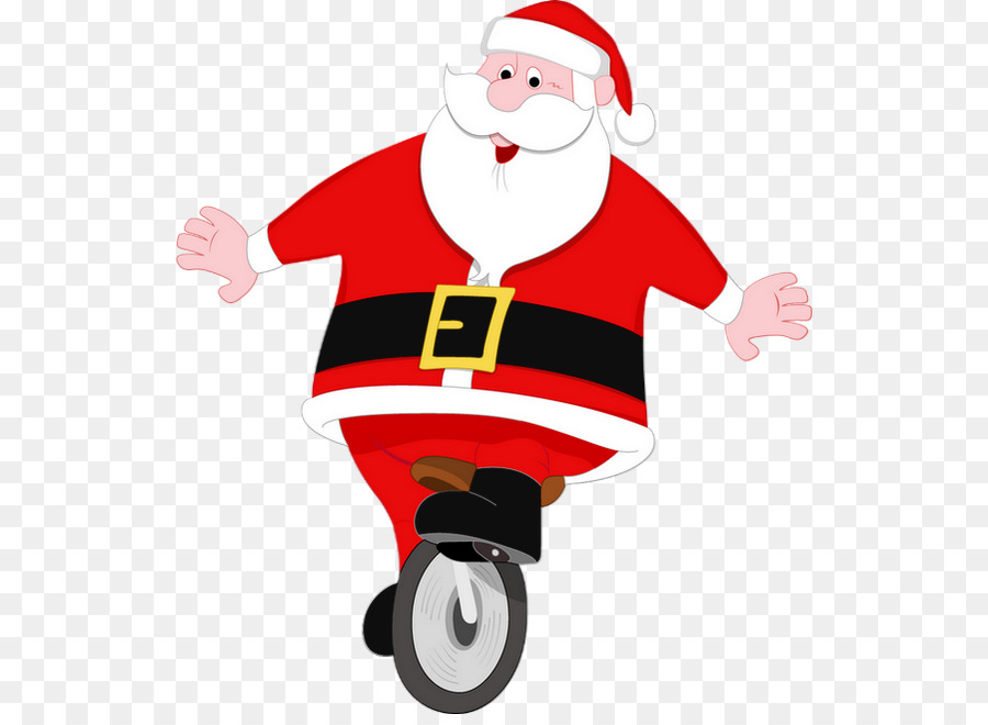 Papá Noel，Rojo PNG