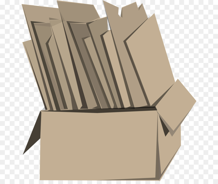 Caja De Cartón，Cartulina PNG