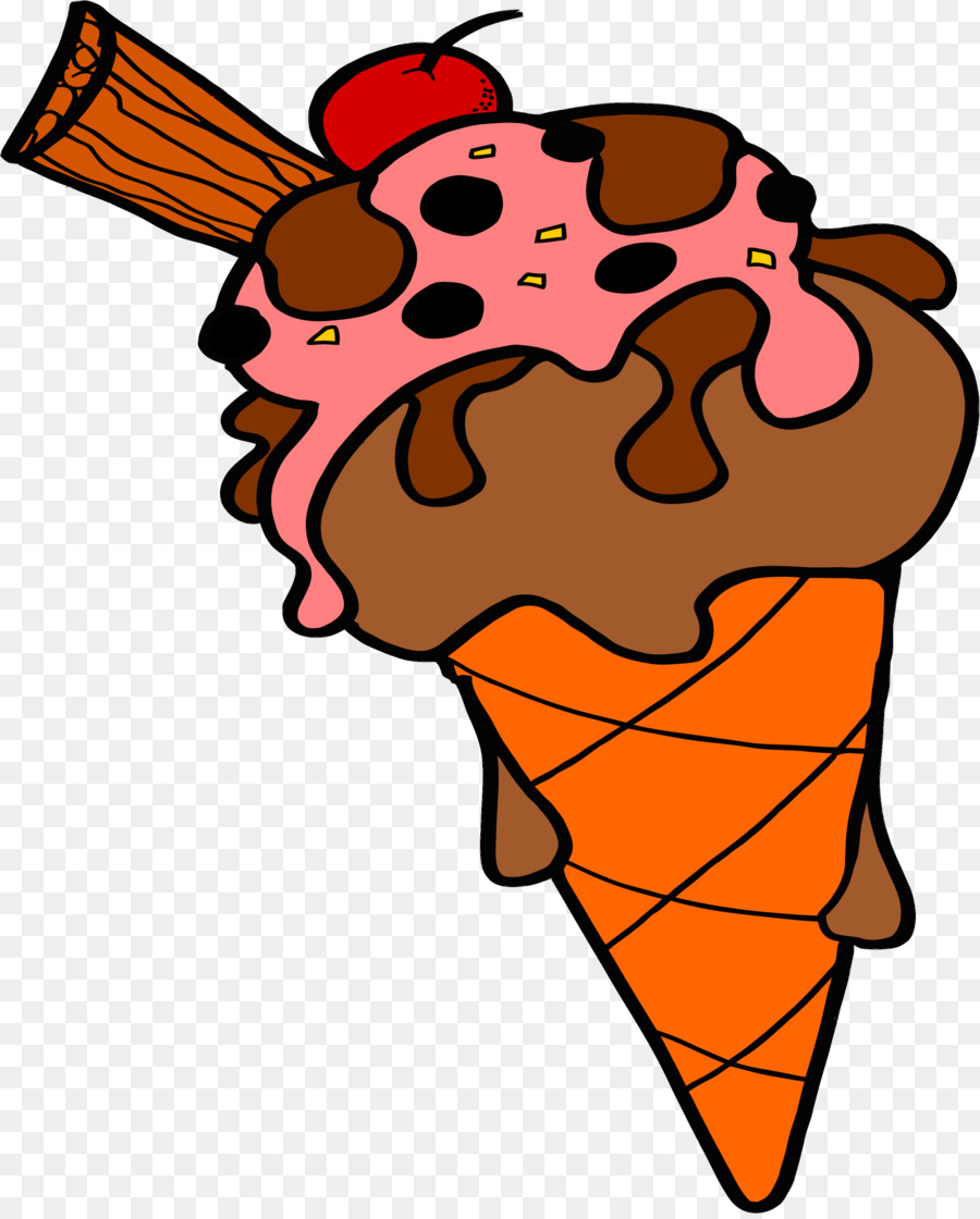 Conos De Helado，Helado PNG