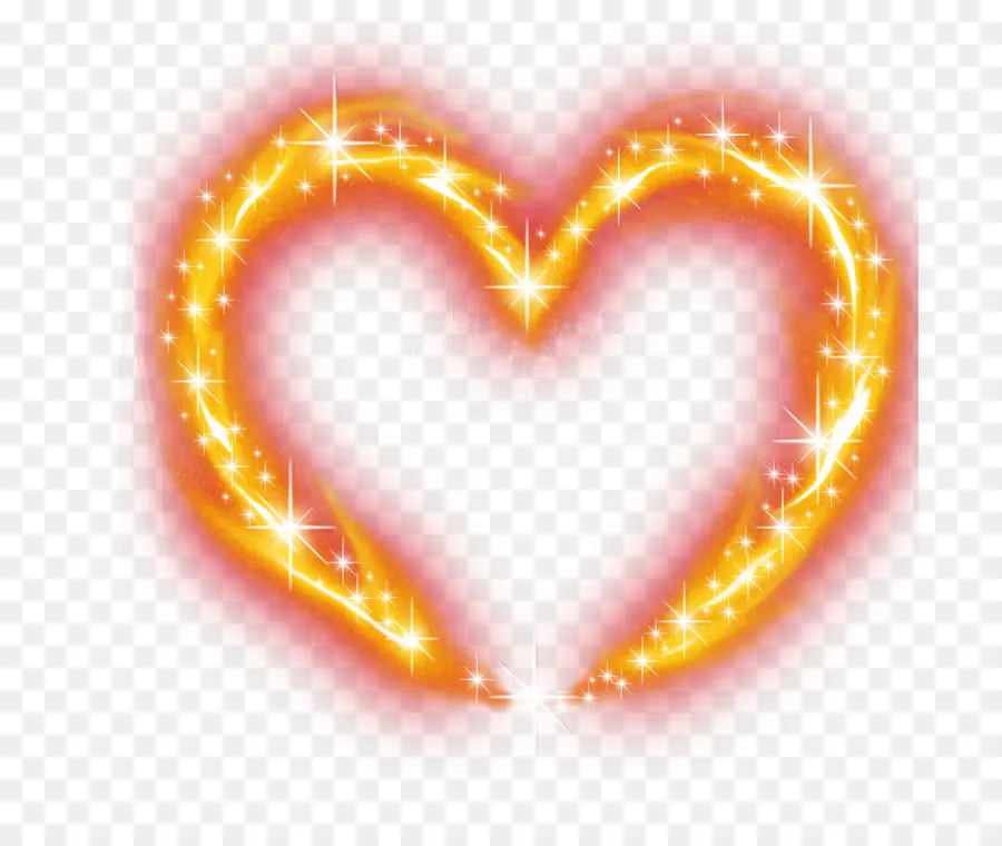 Corazón Chispeante，Brilla PNG