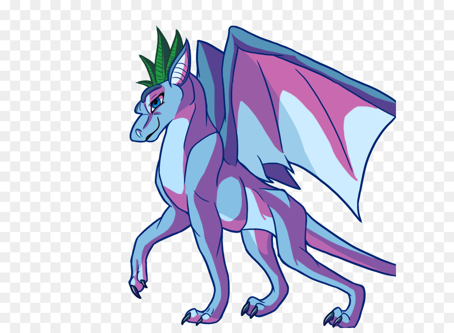 Dragón Azul，Lindo PNG