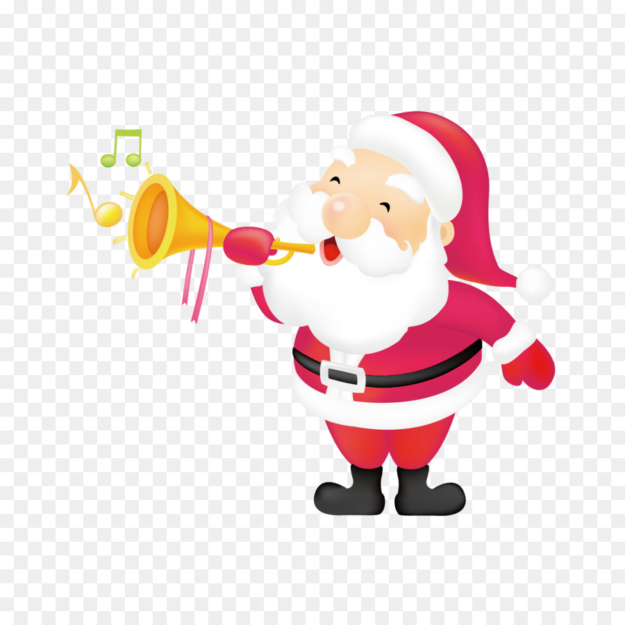 Santa Claus，Rudolph PNG