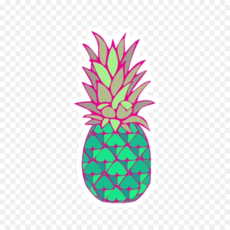 Piña，Pegatina PNG