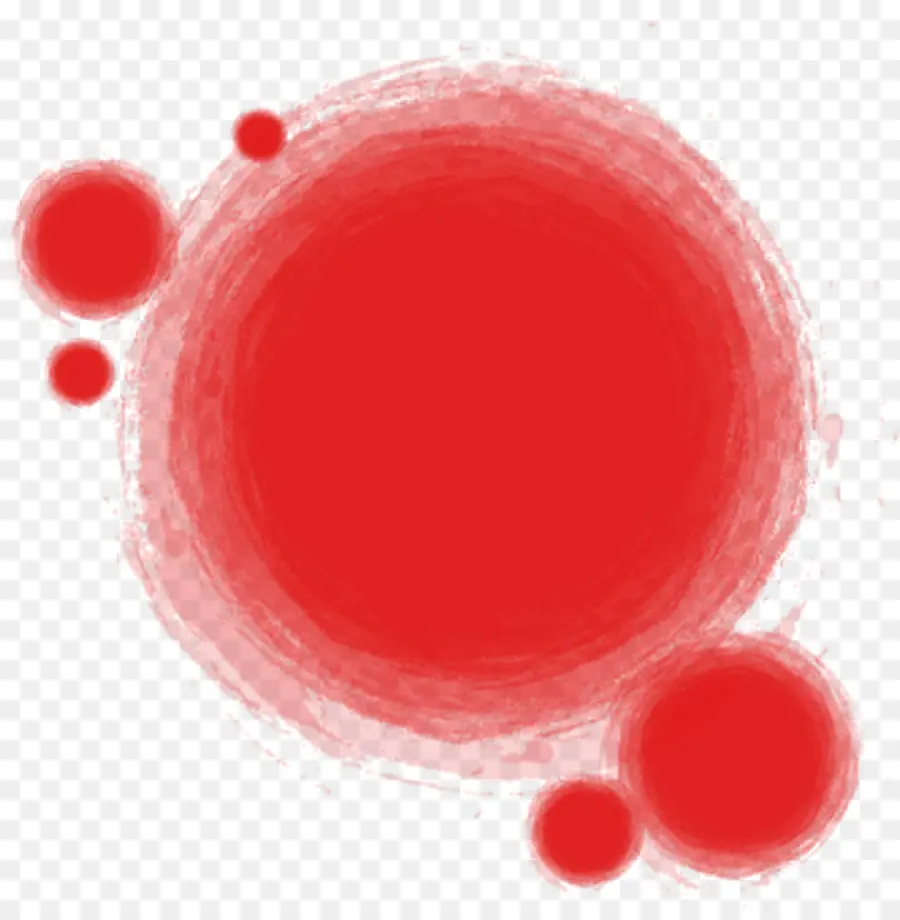 Círculos Rojos，Rojo PNG