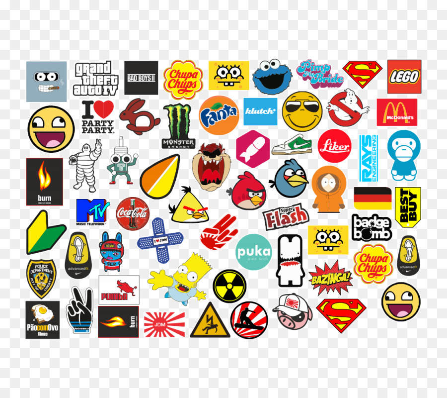 Pegatinas Coloridas，Emojis PNG