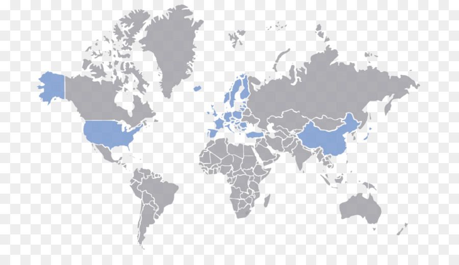 Mapa Mundial，Países PNG