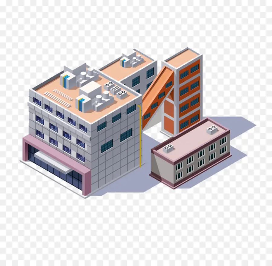 Edificios，Isometrico PNG