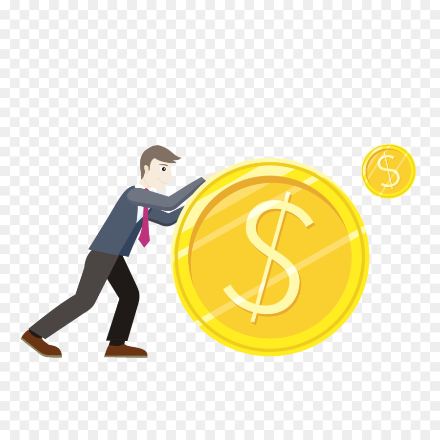 Hombre Corriendo，Dinero PNG