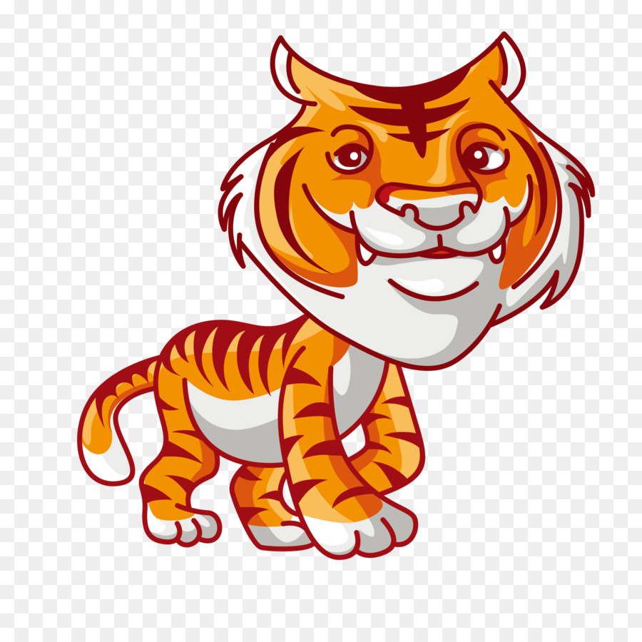 Tigre，Felino De Gran Tamaño PNG