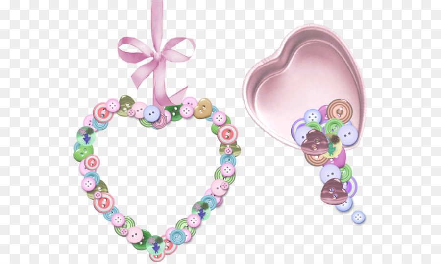 Decoración Del Corazón，Botones PNG