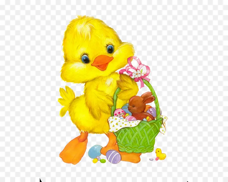 Pollito De Pascua，Amarillo PNG