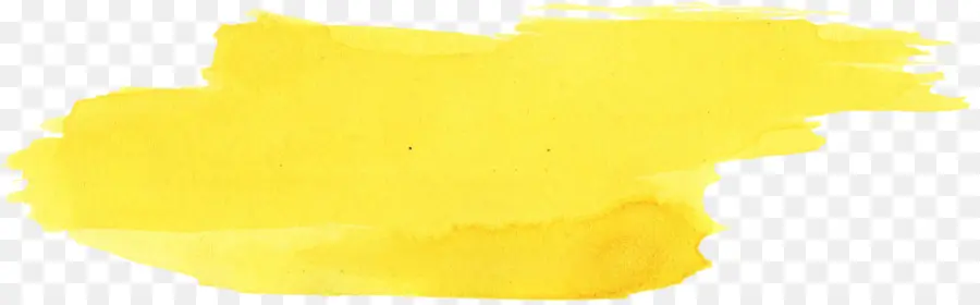 Trazo De Pincel Amarillo，Pintar PNG