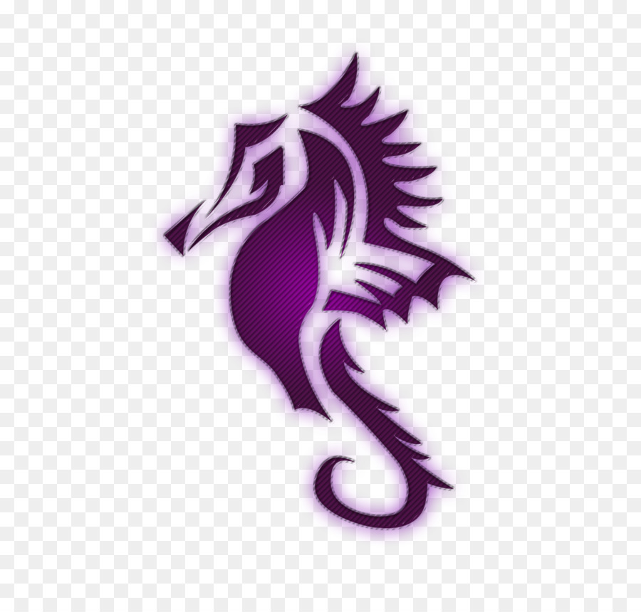 Caballito De Mar，Morado PNG