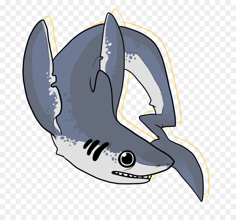 Tiburón，Dibujos Animados PNG