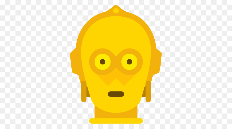 Cabeza De Robot，Amarillo PNG