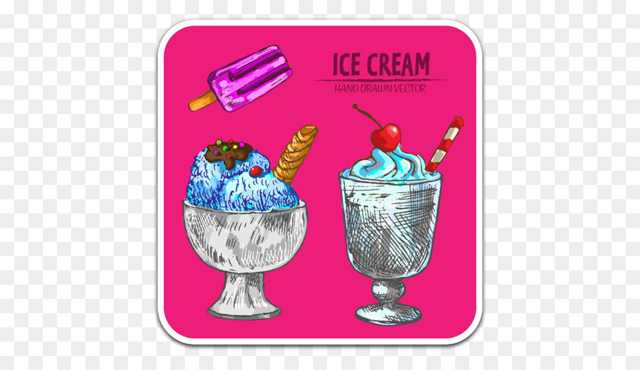 Helado，Postre PNG