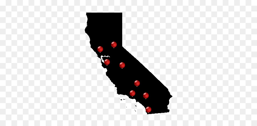 California，Mapa PNG