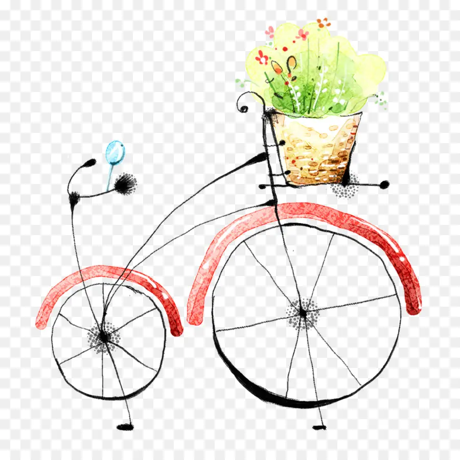 Bicicleta，Coche PNG