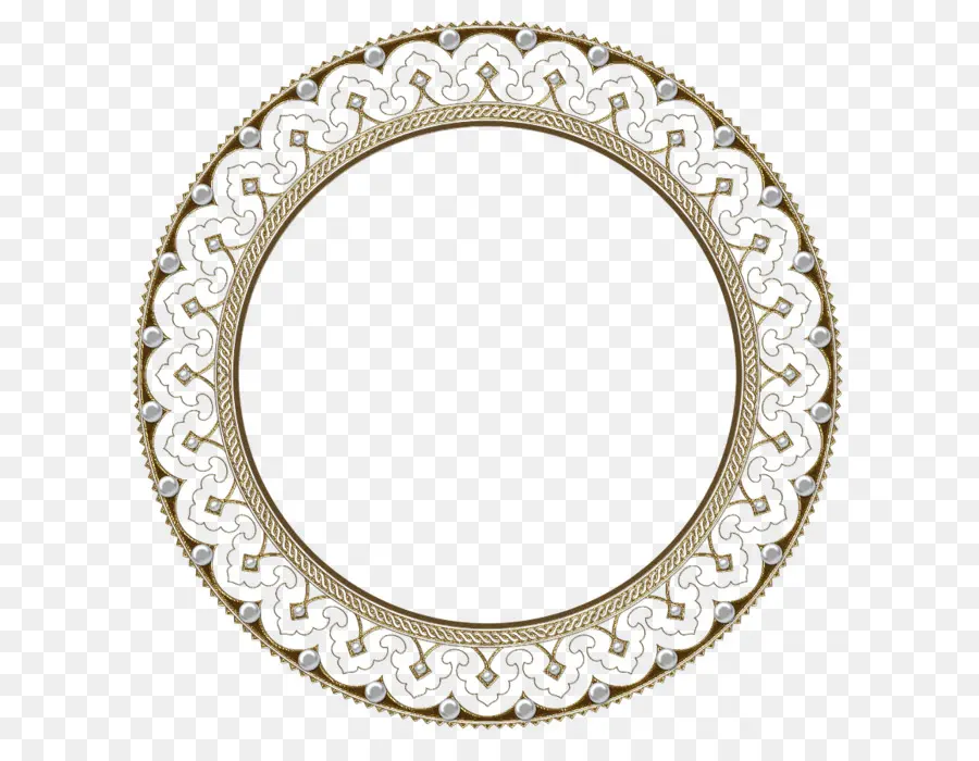 Marco Circular Adornado，Decorativo PNG