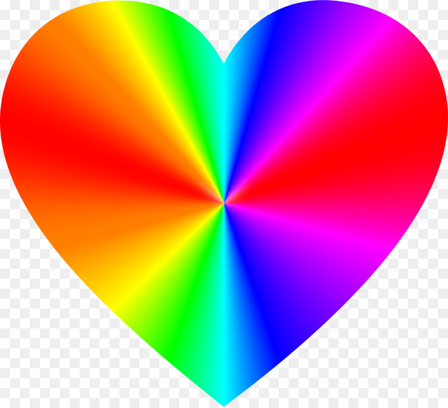 Corazon Arcoiris，Amar PNG