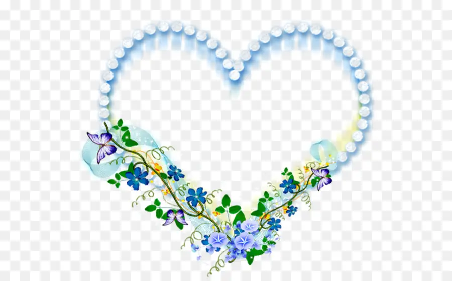 Forma De Corazon，Flores PNG