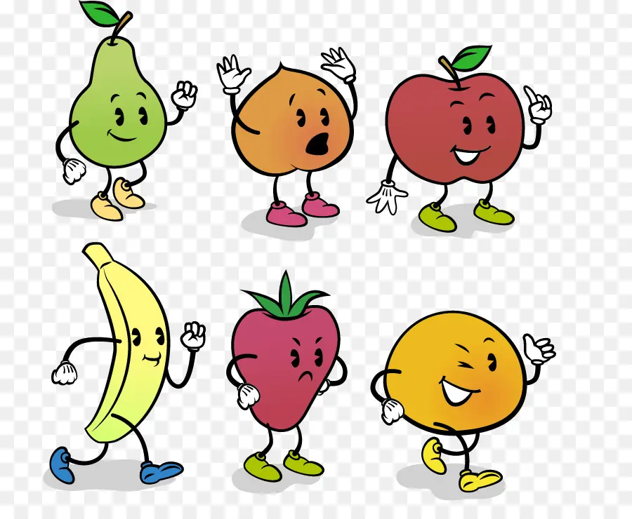 Frutas De Dibujos Animados，Pera PNG