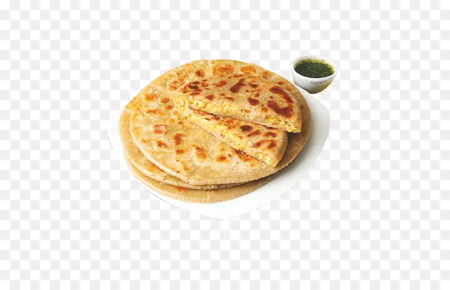 Paratha Relleno，Plato PNG