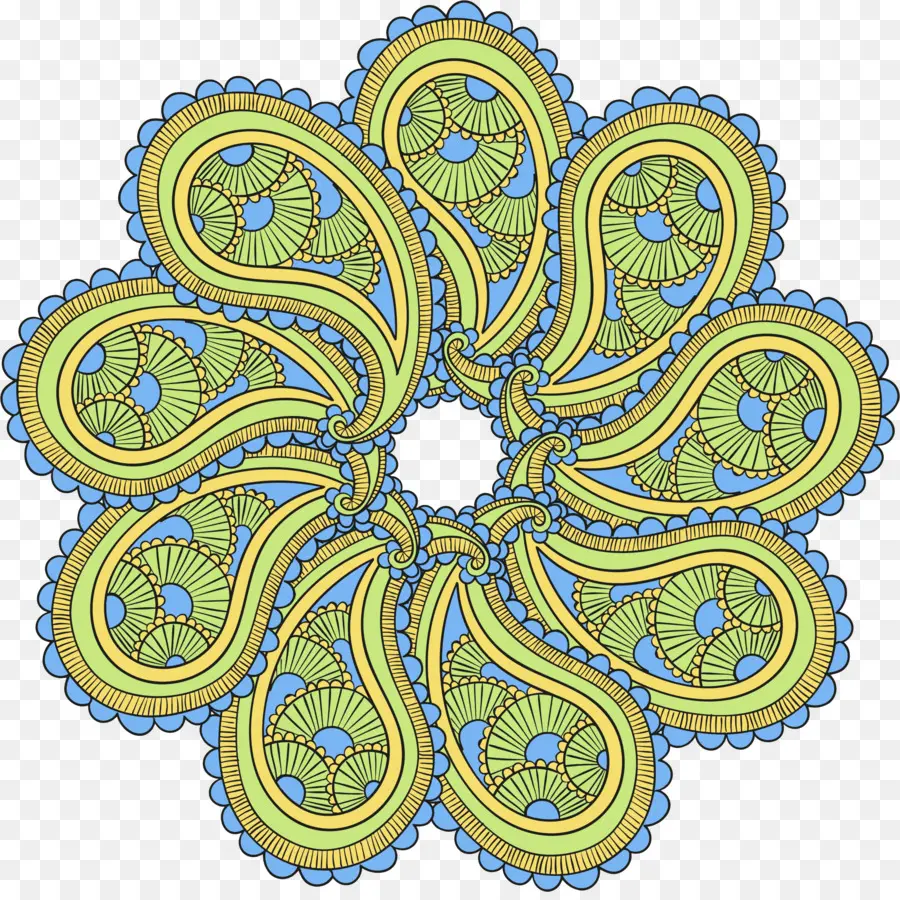 Paisley，Mandala PNG