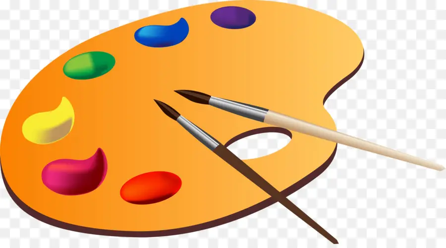 Pintura A La Acuarela，Paleta PNG